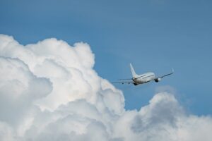 airplane flying in the sky